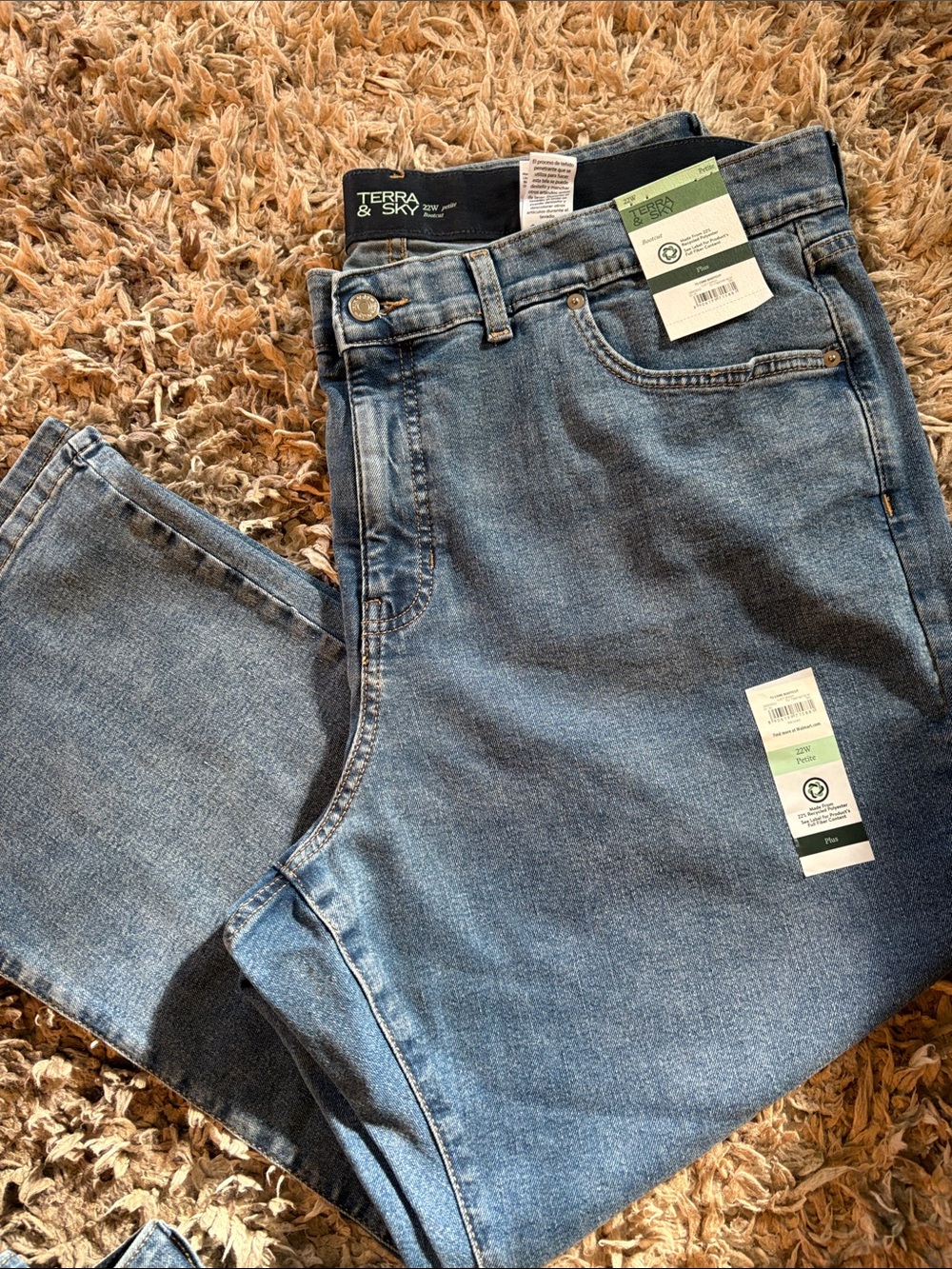 New Terra & Sky bootcut jeans plus size women’s